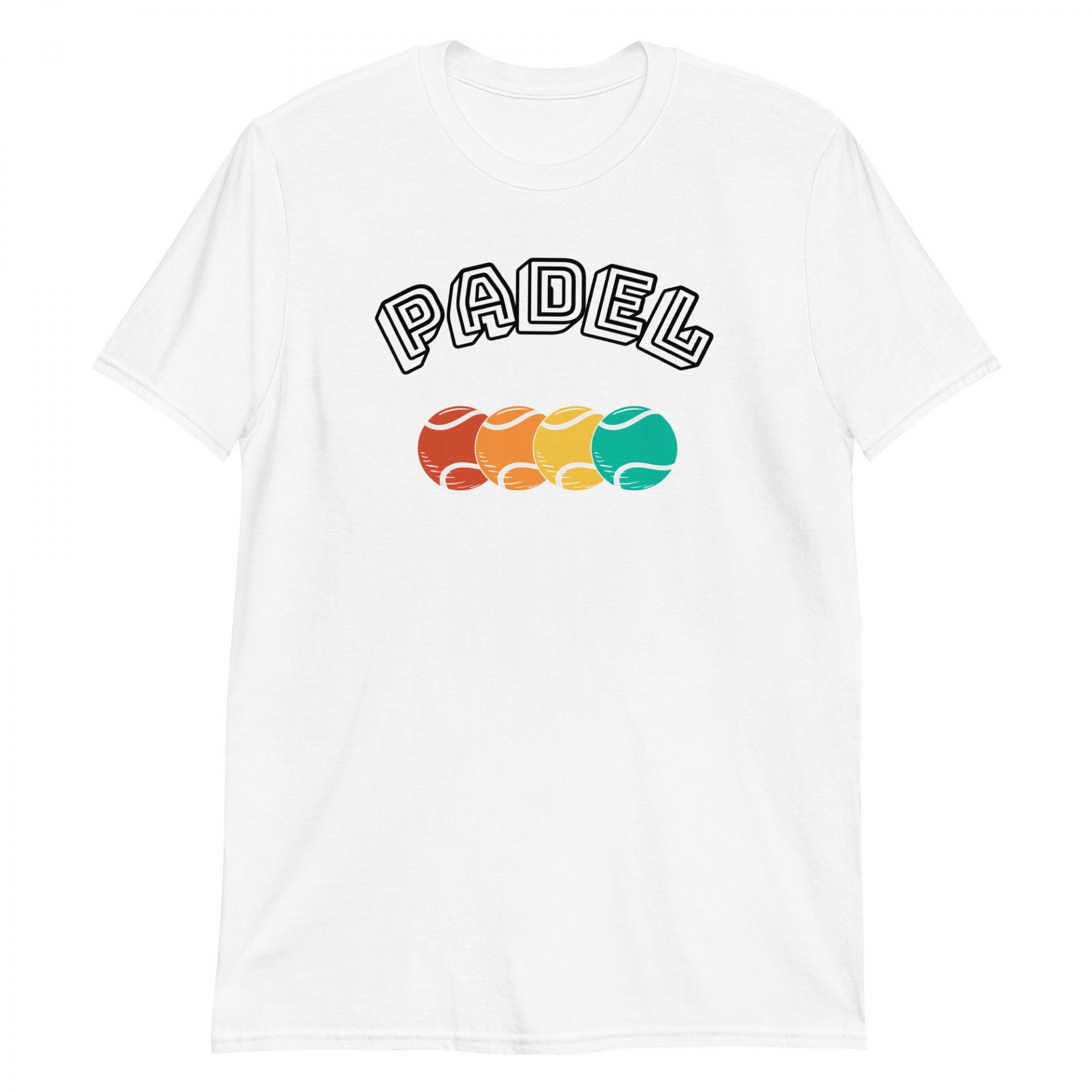 T-shirt Bio Unisexe “Padel Balle Color”