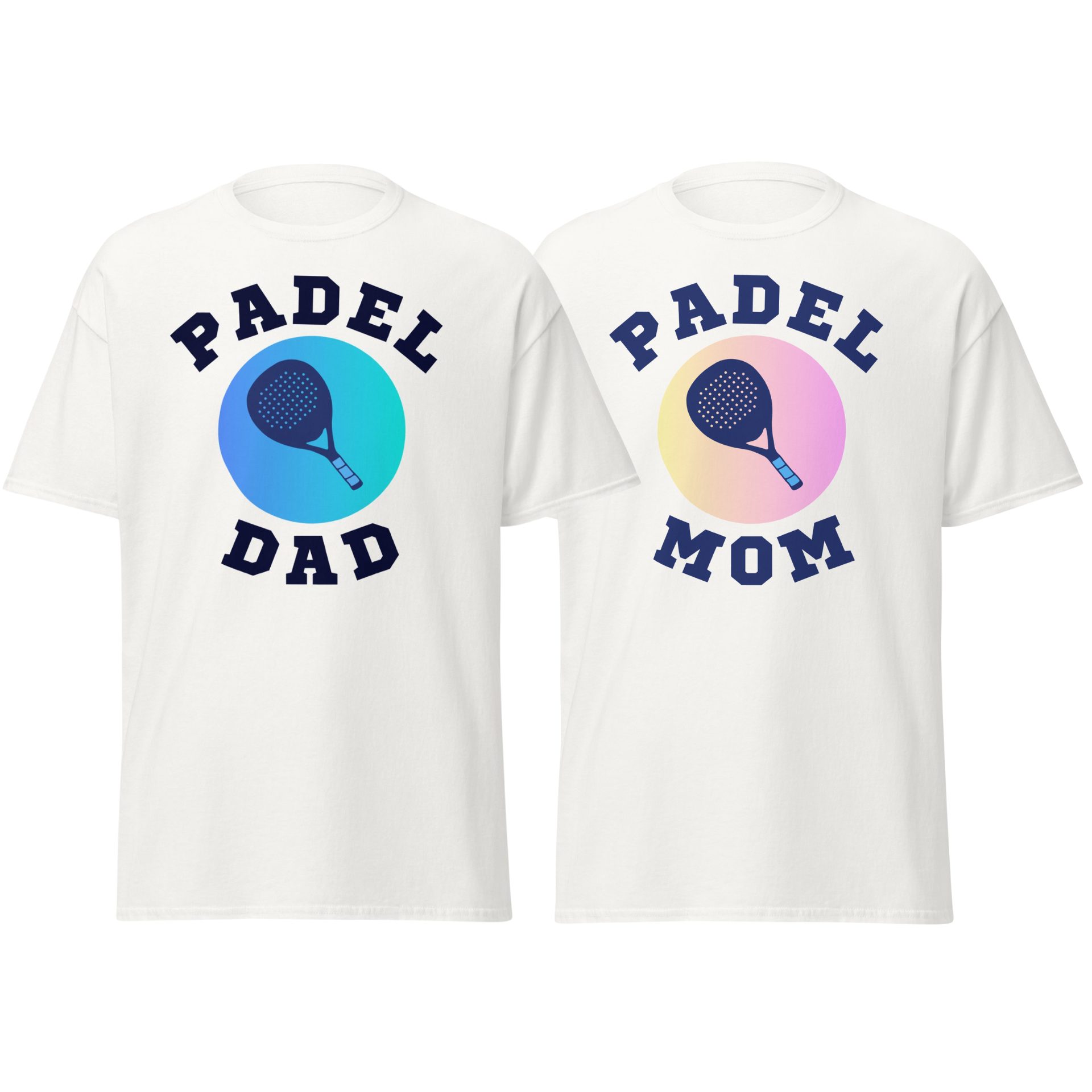 T-shirt Classique Unisexe “Padel Dad and Mom”