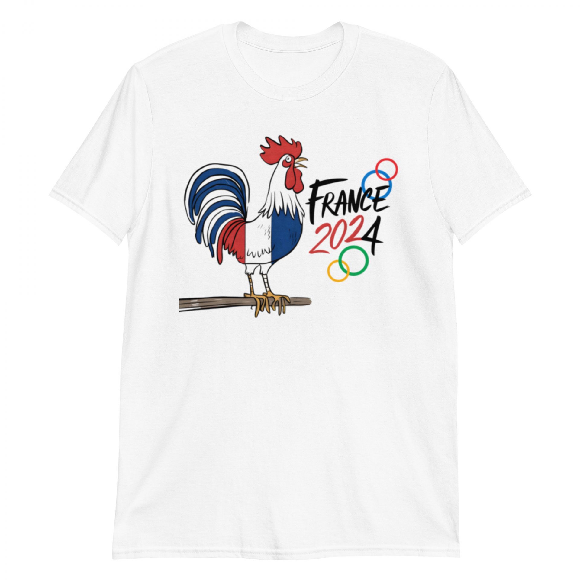 T-shirt Unisexe à Manches Courtes “France 24”